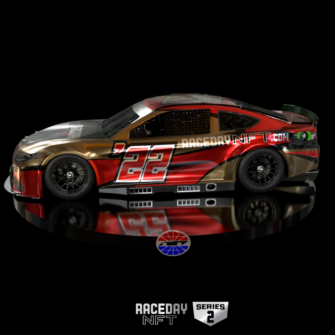 2022 RaceDayNFT Gold Virtual Die-cast - RARE asset