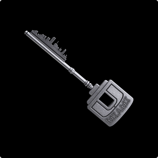 Canes Vault Silver Key