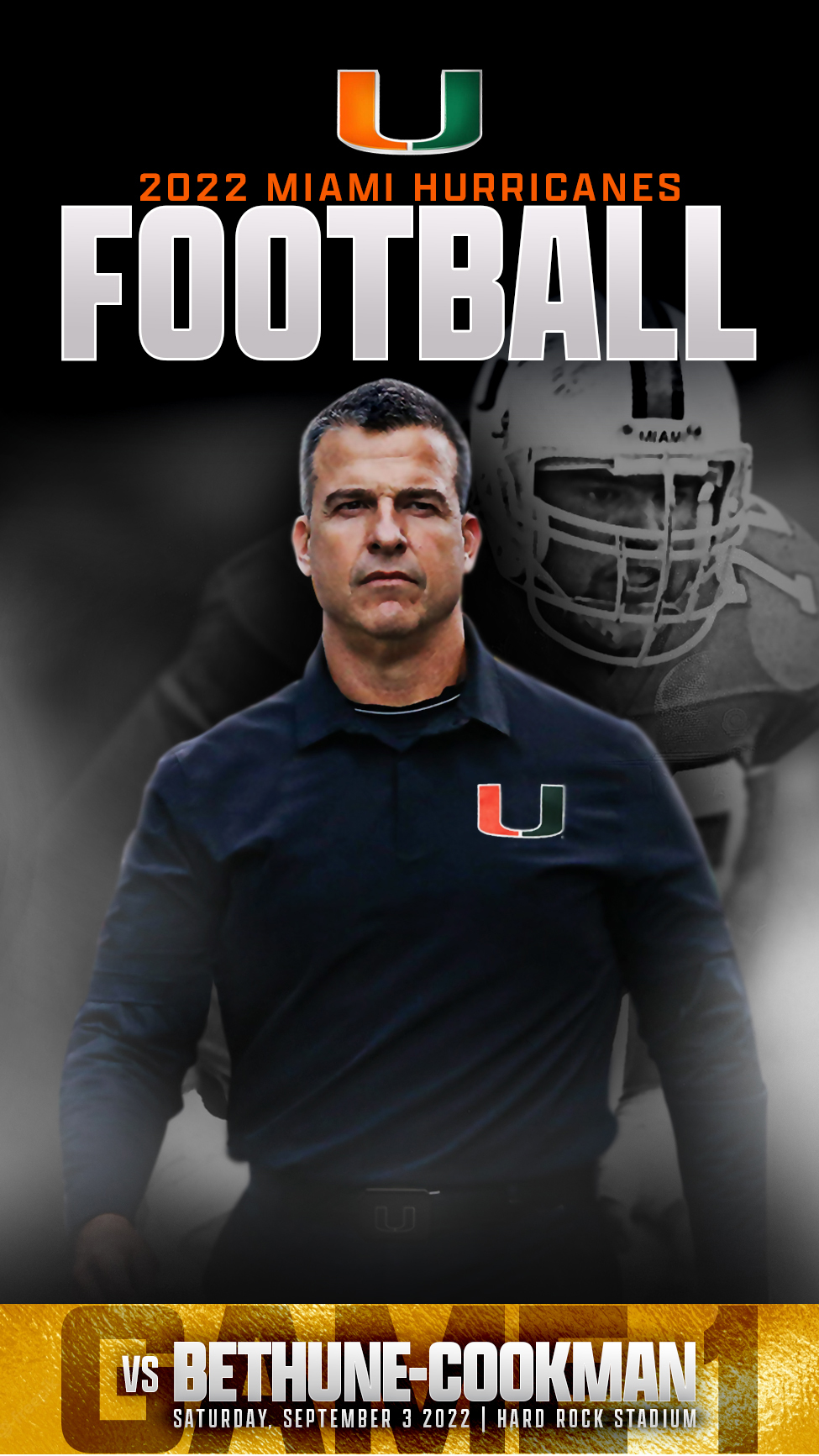 Coach Mario Cristobal's First Game Commemorative NFT