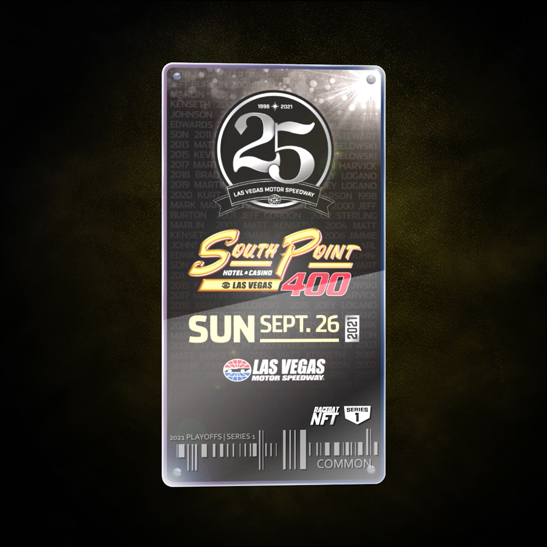 Commemorative Ticket: 2021 South Point 400 (Common) asset