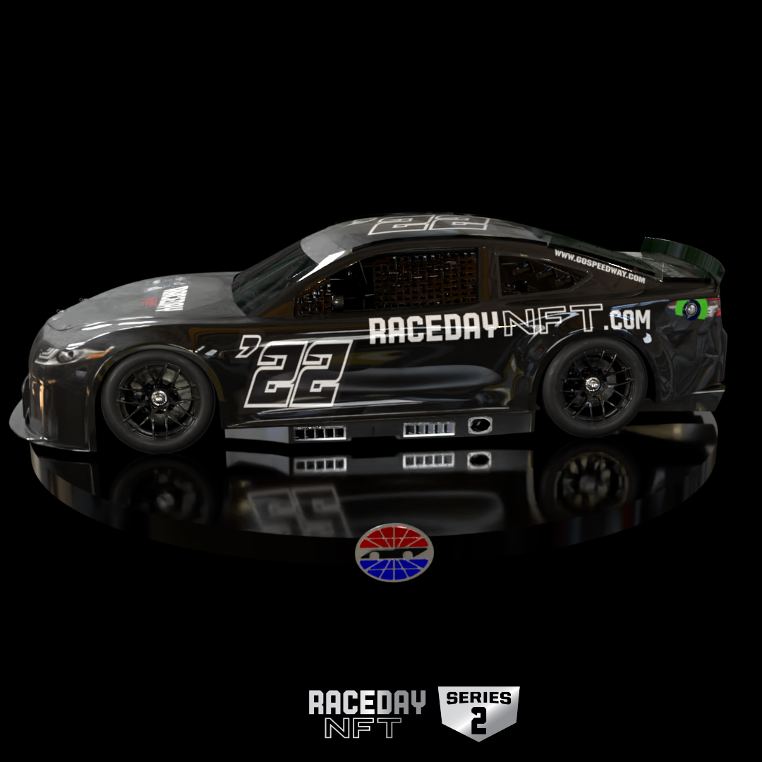 2022 RaceDayNFT.com Black Virtual Die-cast (RARE) asset