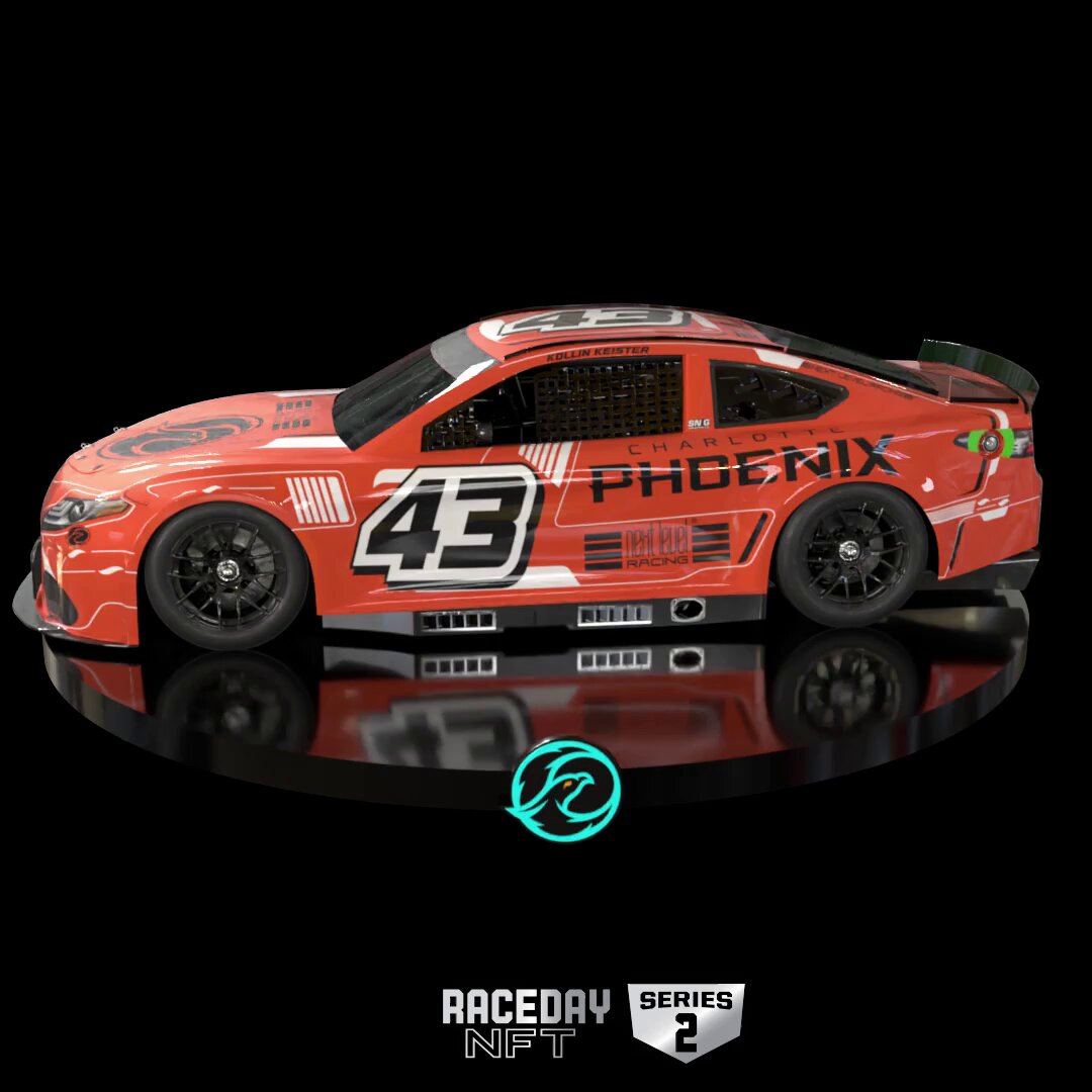 Charlotte Phoenix #43 - ORANGE Virtual Die-cast